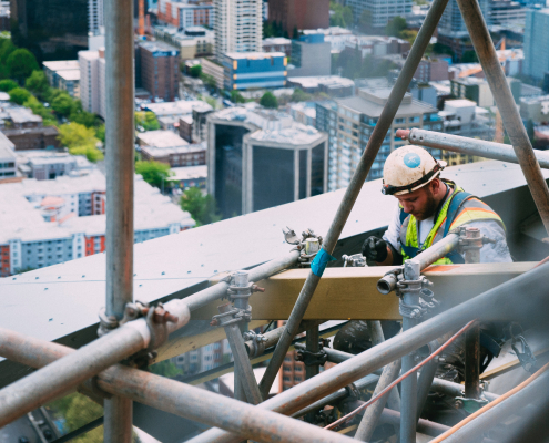 Picture of a high-rise building contractor